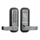 Single Combination Lever Lock with Passage - Bright Chrome (2835BC) Single Combination Lever Lock with Passage - Bright Chrome (2835BC)